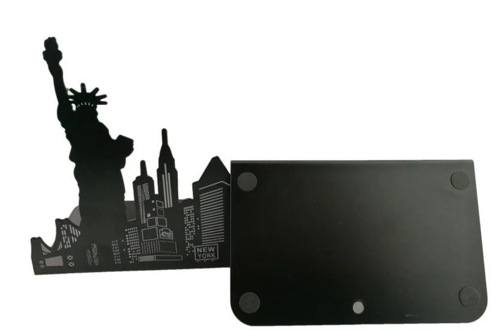 1 пара/лот Черная Металлическая Статуя Свободы книга для школы канцелярские