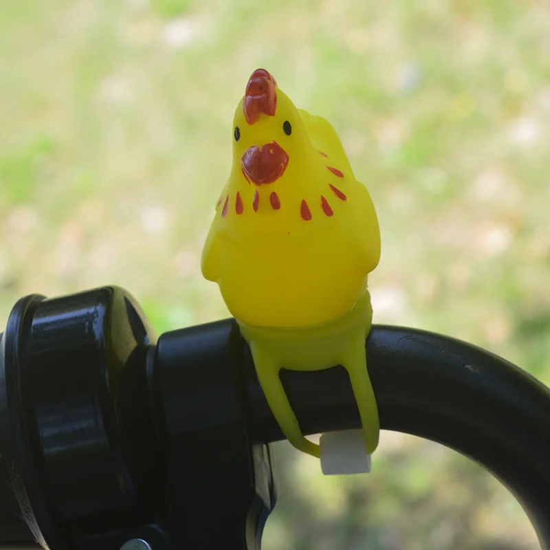 Chick Животное, велосипедный звонок, Детский велосипедный звонок, маленький хомяк, утка, колокольчик, головной светильник, Колокольчик для горного велосипеда, руль, мультяшное кольцо, колокольчик - Цвет: Chick