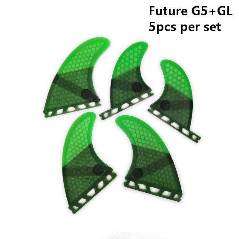 5 шт./4 шт. набор плавников Upsurf Future Fin G5+ GL плавники для серфинга стекловолокно соты Quad плавники Quilhas Thruster