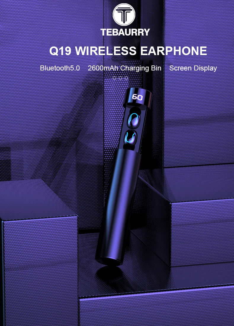 TEBAURRY TWS невидимая мини Bluetooth гарнитура беспроводные Bluetooth наушники стерео наушники с зарядным устройством для iphone xiaomi