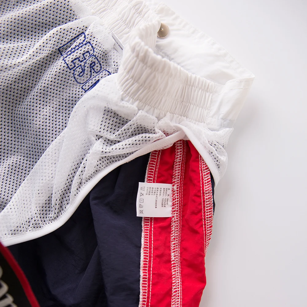 

DESMIIT Bermuda Surf Beach Shorts Men Swim Short Liner Swimwear Swimming Trunk Summer Beachwear Man Hawaii Boardshort Sportswear