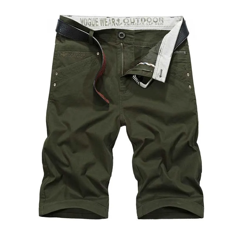 

Summer New Fashion Cotton Shorts Men Smart Casual Shorts Straight Boardshort Cargo Beach Short Plus Size 30-42