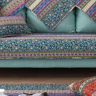 1PCS Color7 Чехол для дивана в богемном стиле, европейский стиль, мягкий, современный, нескользящий, ворсистая ткань, Диванный коврик, устойчивый Диванный чехол, чехол для дивана, чехол для рисования - Цвет: 1PCS Color7