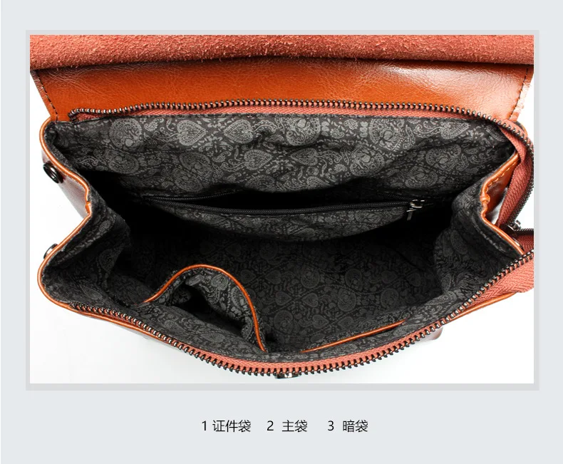 Брендовый дизайнерский рюкзак для женщин винтажный из натуральной кожи женский