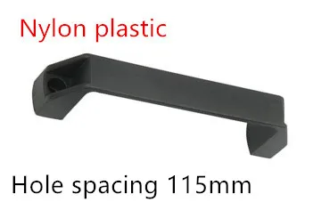 115mm Nylon plastic Высококачественная ручка для ящика для инструментов, чемоданов, оборудования для шкафа, ручки для выдвижных ящиков, аксессуары для оборудования - Цвет: 115mm Nylon plastic