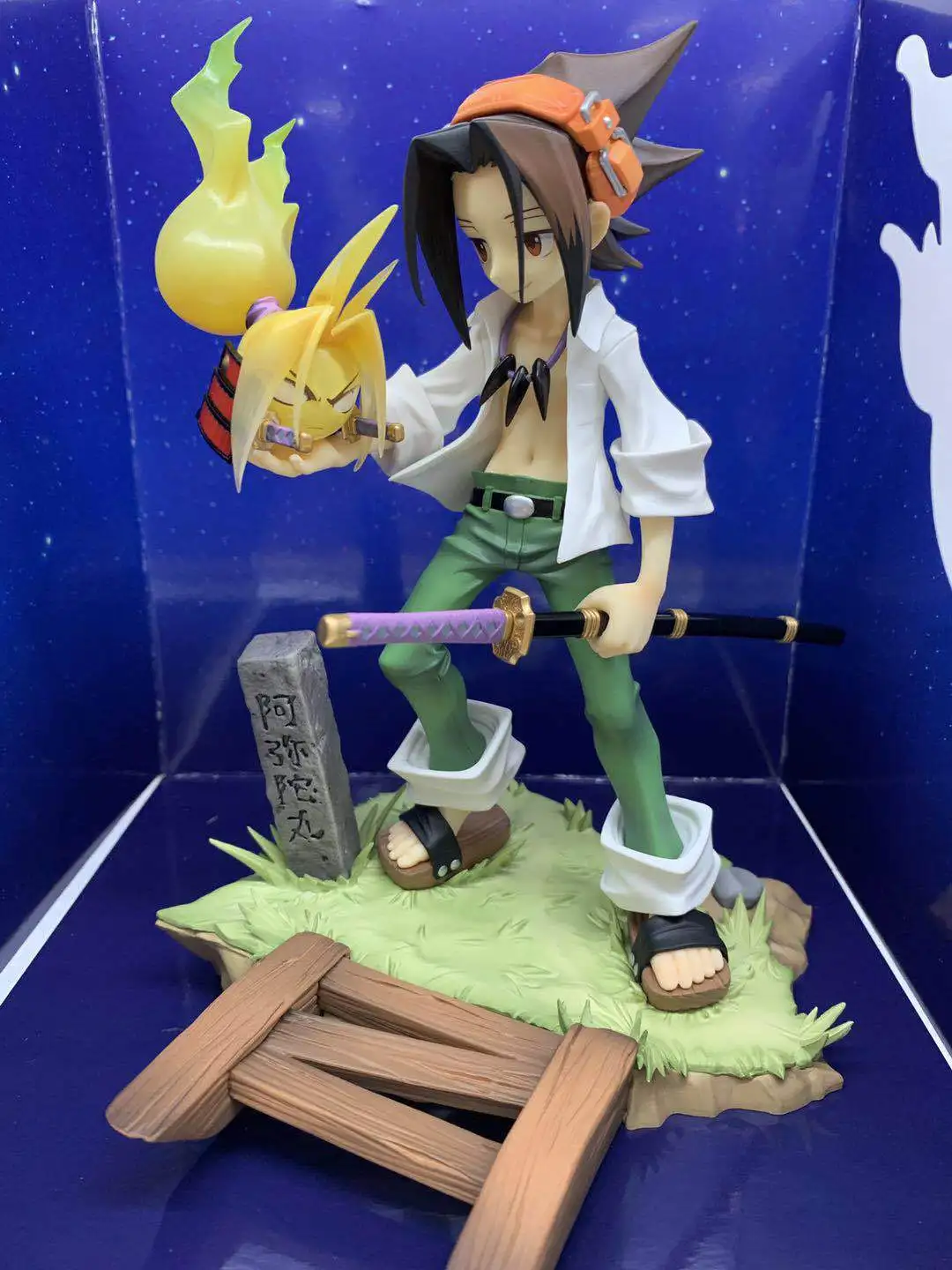 Шаман Кинг Yoh Asakura AMIDAMARU Artfx + 18 см модель фигурки|Игровые фигурки и трансформеры| |