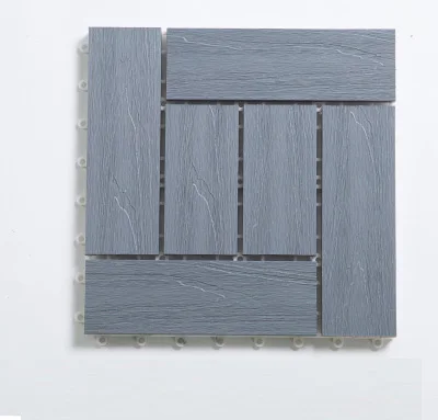 lavender blue B Японский стиль, Лавандово-голубой деревянный пол для балкона, деревянный пластиковый композитный напольный пол, водостойкая напольная плитка для внутреннего двора - Color: lavender blue B