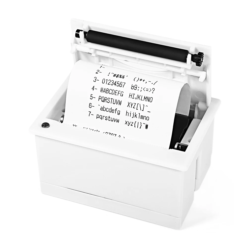 GOOJPRT QR204 58 мм супер мини встроенный чековый Термальность принтер RS232/ttl USB Панель