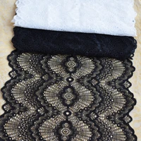beautiful soft close skin lace stretch trim floral lingerie headband elastic diy lace fabric underwear accessories