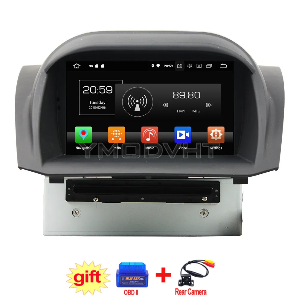 YMODVHT 7 дюймов Android 8 0 Восьмиядерный PX5 4 ГБ 32 Автомобильный DVD плеер Радио Стерео GPS