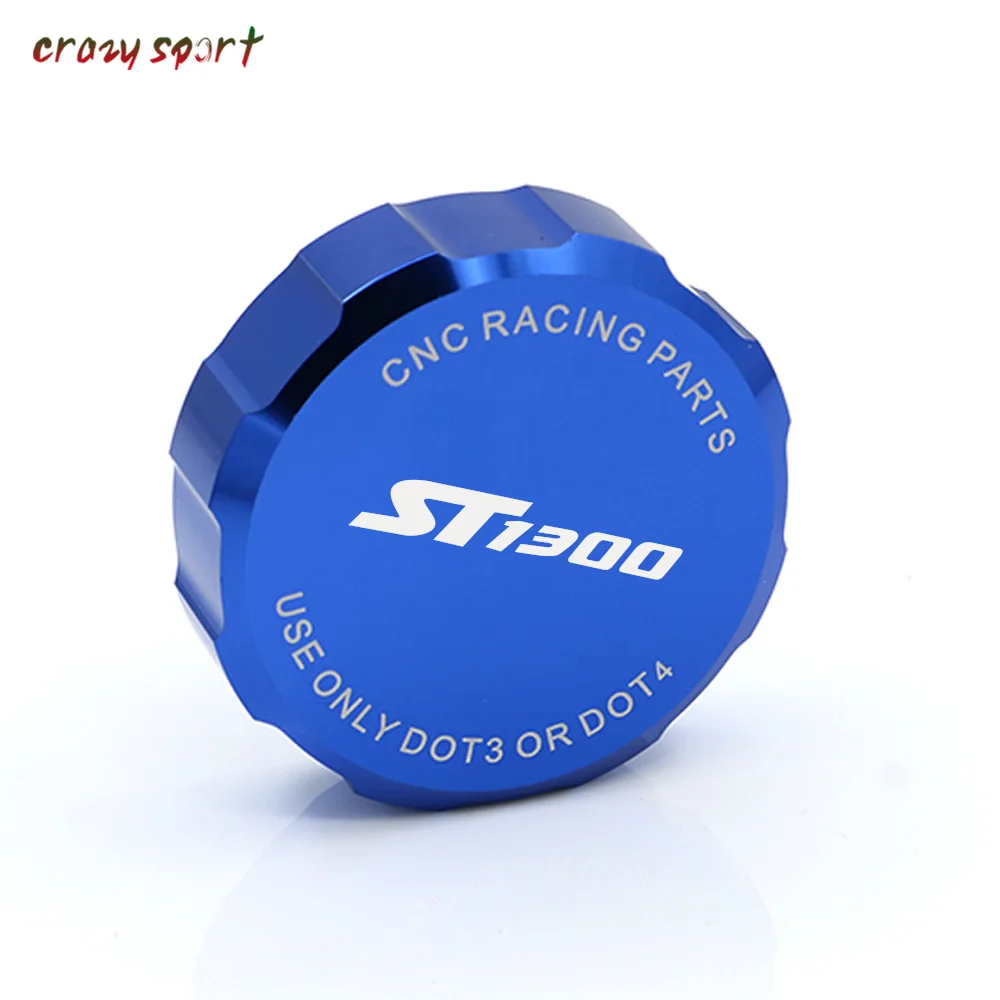

Motorcycle Parts For HONDA ST1300 ST 1300 2003-2010 2009 Rear Brake Fluid Reservoir Cover Cap With Logo