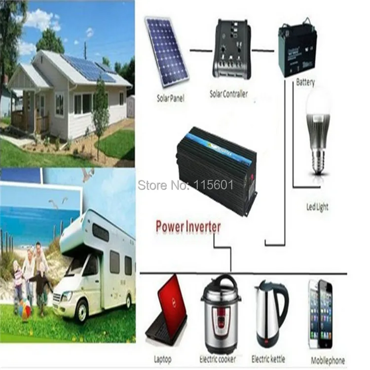 5000W DC 24V to AC 220V 230V 240V Pure Sine Wave Off Grid Solar Inverter with wireless remote | Обустройство дома