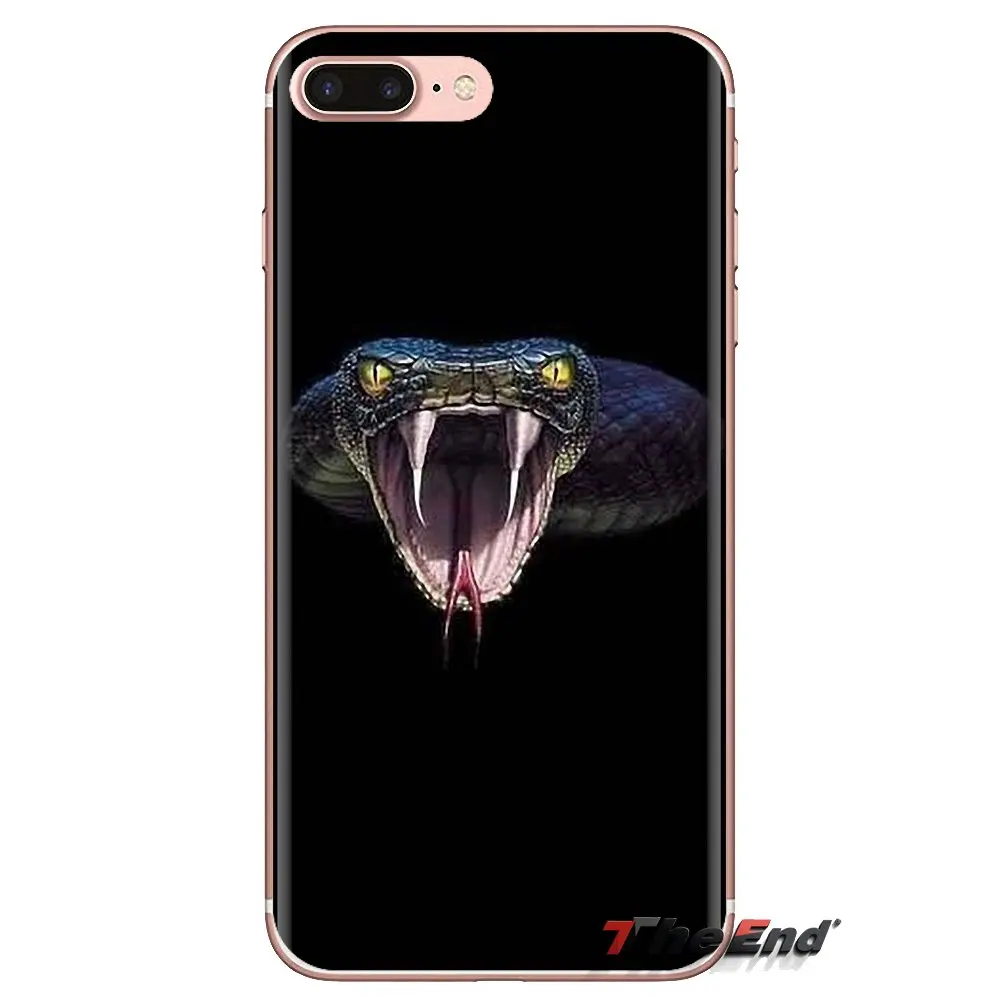 Для Samsung Galaxy A3 A5 A7 A9 A8 Star A6 Plus 2018 2015 2016 2017 прозрачный мягкий чехол Чехлы KING COBRA snake |