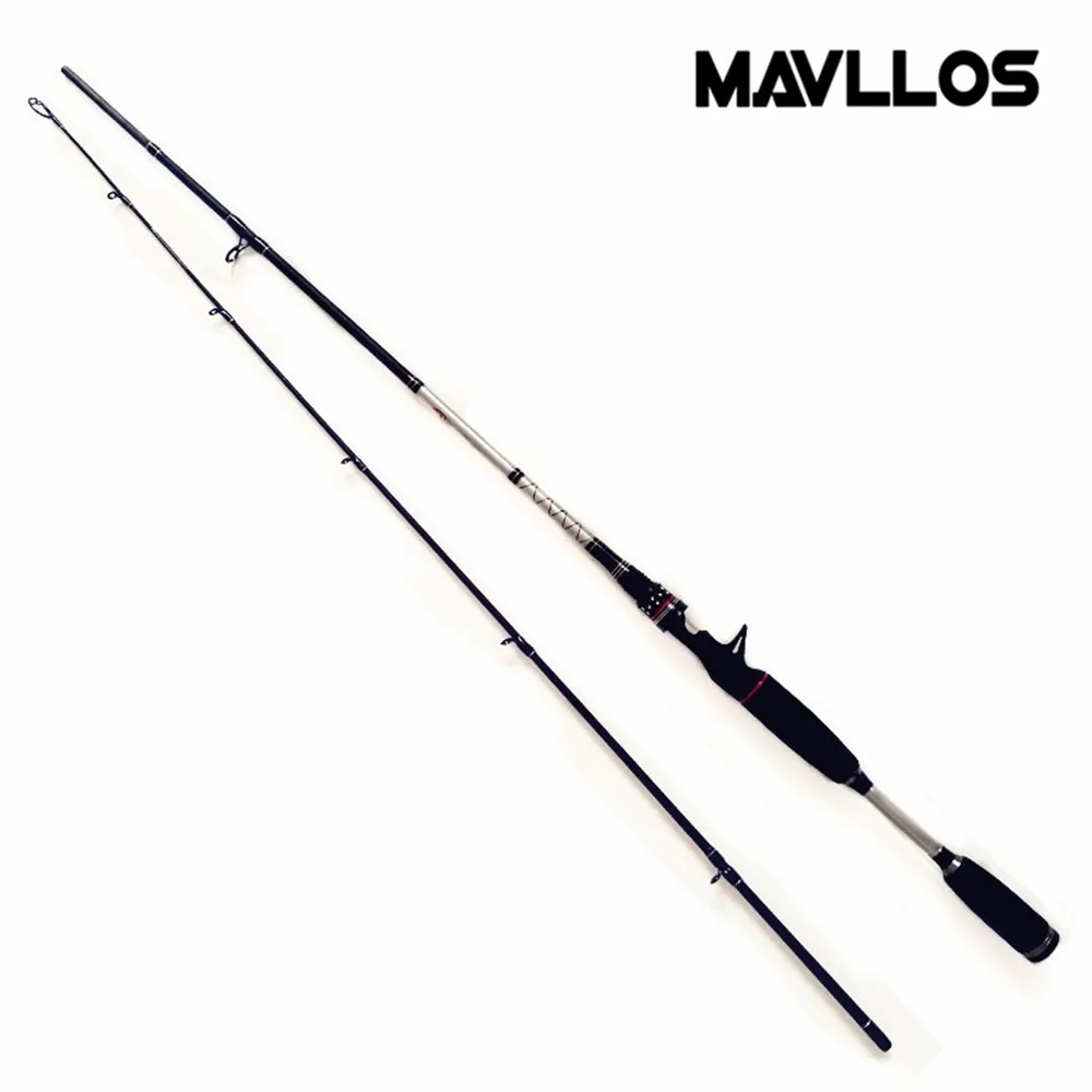 Mavllos M мощность наконечник быстрое действие портативный рыболовный литейный стержень1,8 м 2 секция приманка вес 7-22 г высокоуглеродистая лишайка для зачистки стержней