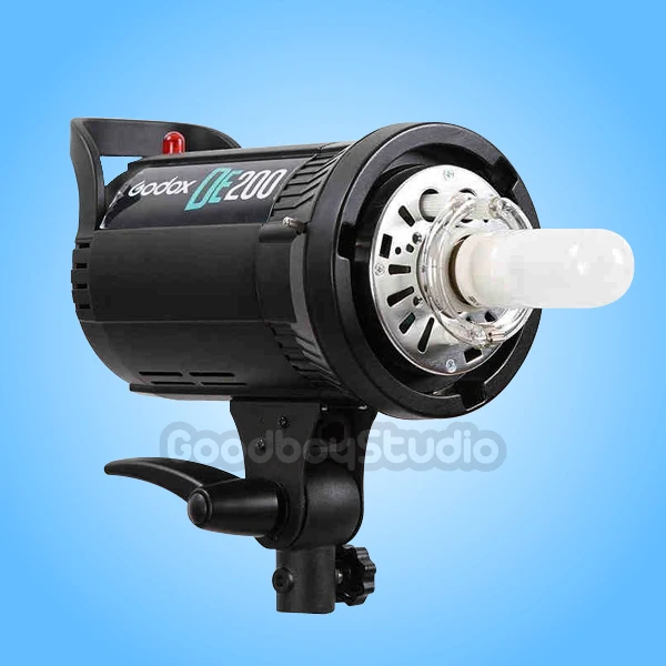 Godox de 200 Вт 200Ws Compact Flash Studio мерцающий свет лампы Глава 220 В 230 В|studio flash strobe|studio headgodox