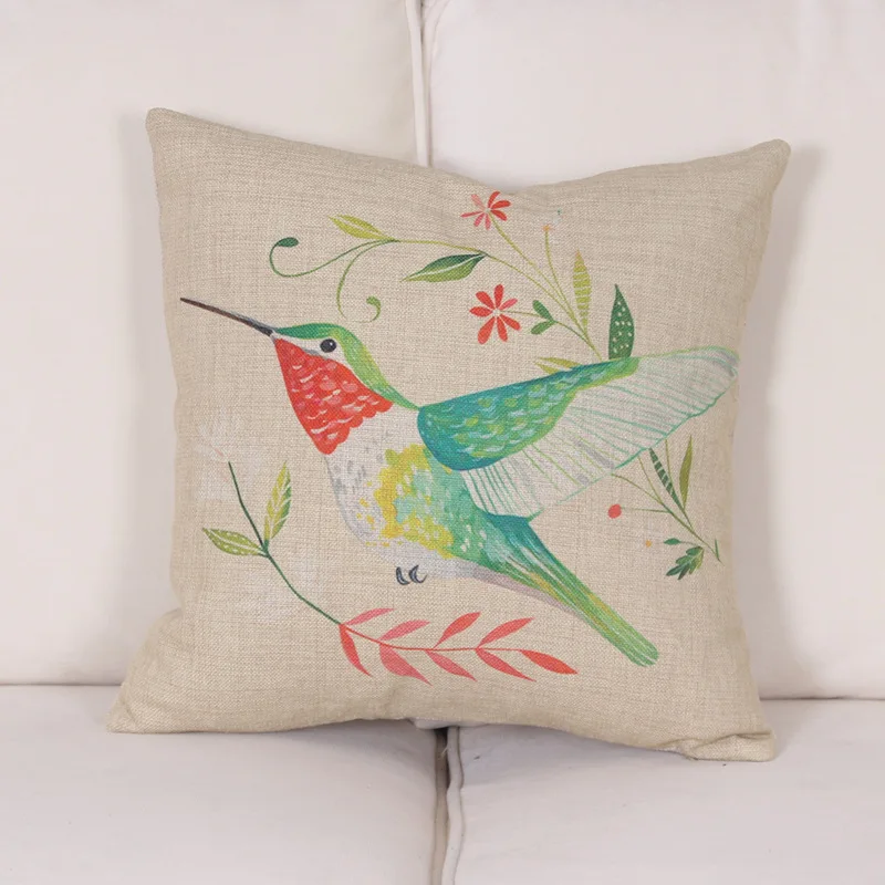 Новое поступление хорошее качество белье Чехлы наволочка для дома decoraion цветок Роза подсолнечника птица 40* 40cm. 50* 50CM. 60*60 см