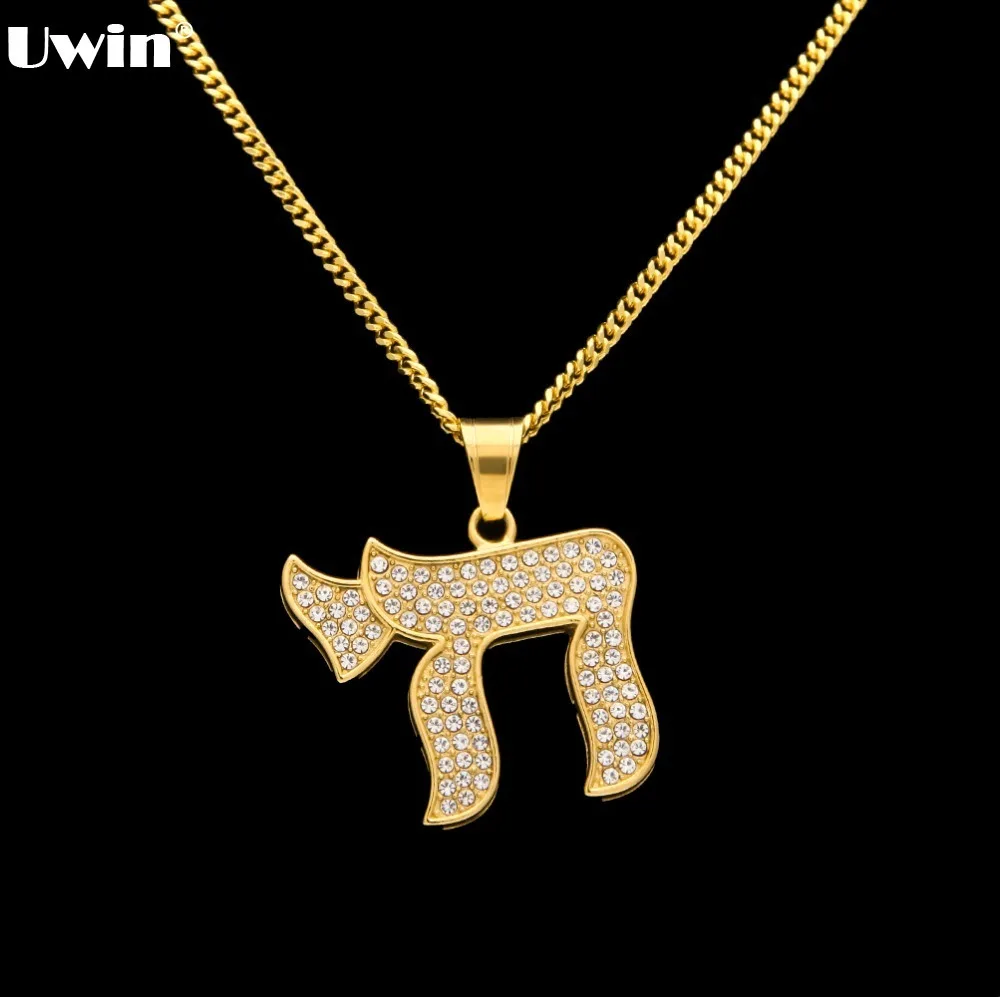 Новый религиозный символ CHAI из нержавеющей стали PI специальное моделирование