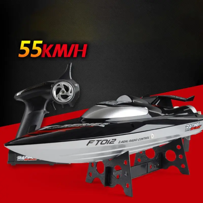 Feilun FT012 2,4G RC лодка 45 км/ч высокоскоростная гоночная лодка Скорость корабль с бесщеточным Мотором система водяного охлаждения перевернутый RTR