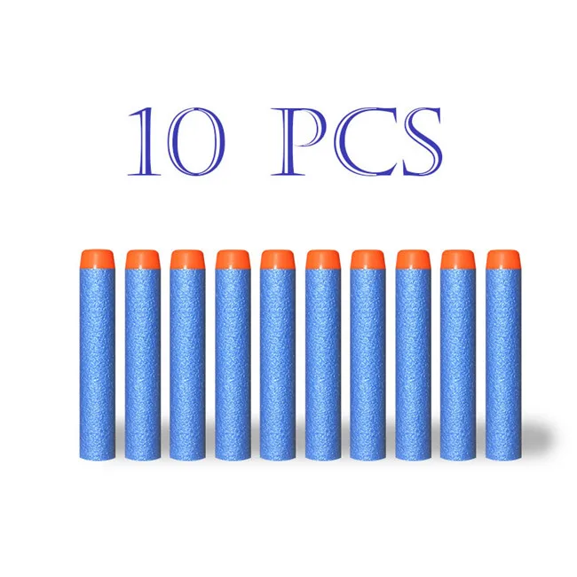 Bullets-10pcs Тактическое снаряжение пистолет шаттл Мягкая Пуля журнал для Nerf пистолет аксессуары пуля клип совместимы тактические сумки патроны пакет - Цвет: Bullets-10pcs