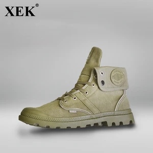 Мужские тканевые ботинки XEK, классические парусиновые ботинки до щиколотки, теплые ботинки на шнуровке, для зимы, JH280