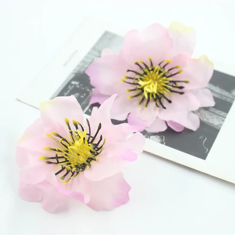 Искусственный цветок 7 см вишни сливы сделай сам гирлянда ручной работы материал