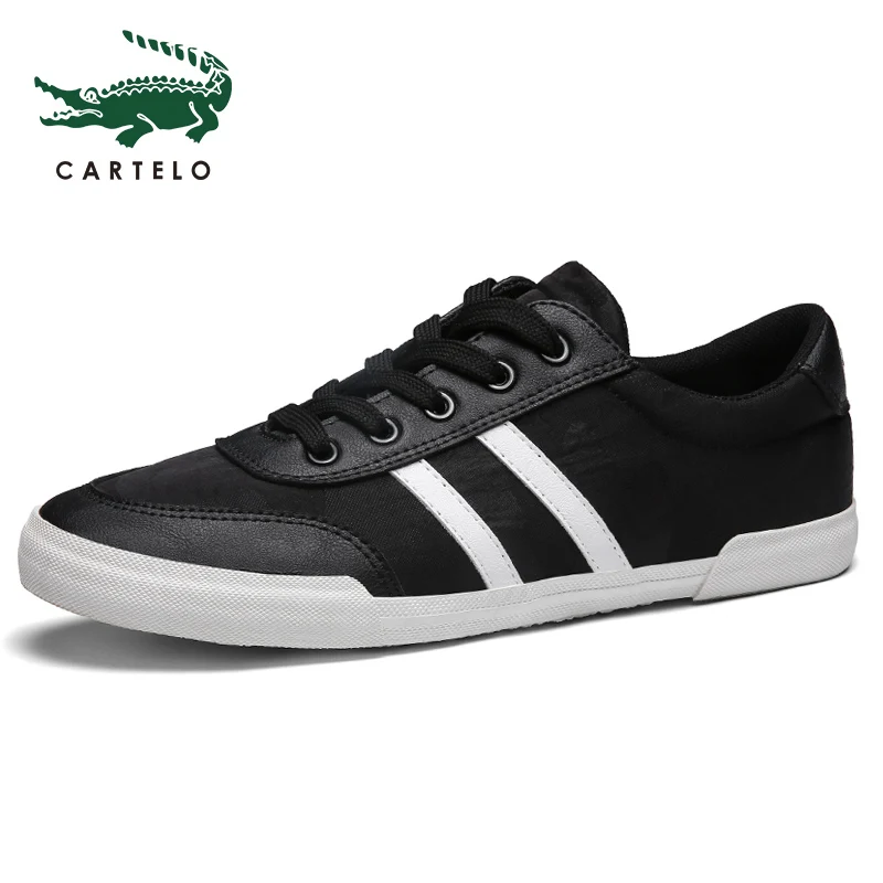 CARTELO новые модные повседневные мужские туфли для студентов Белая обувь