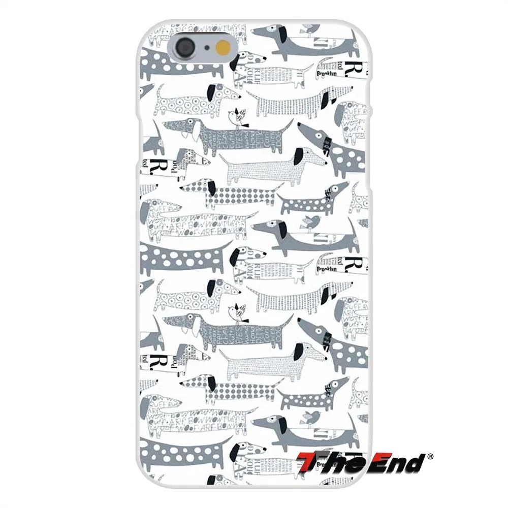 Силиконовый чехол для телефона Huawei G7 G8 P8 P9 Lite Honor 4C 5X 5C 6X Mate 7 8 9 Y3 Y5 Y6 II Funny Dachshund Silhouette