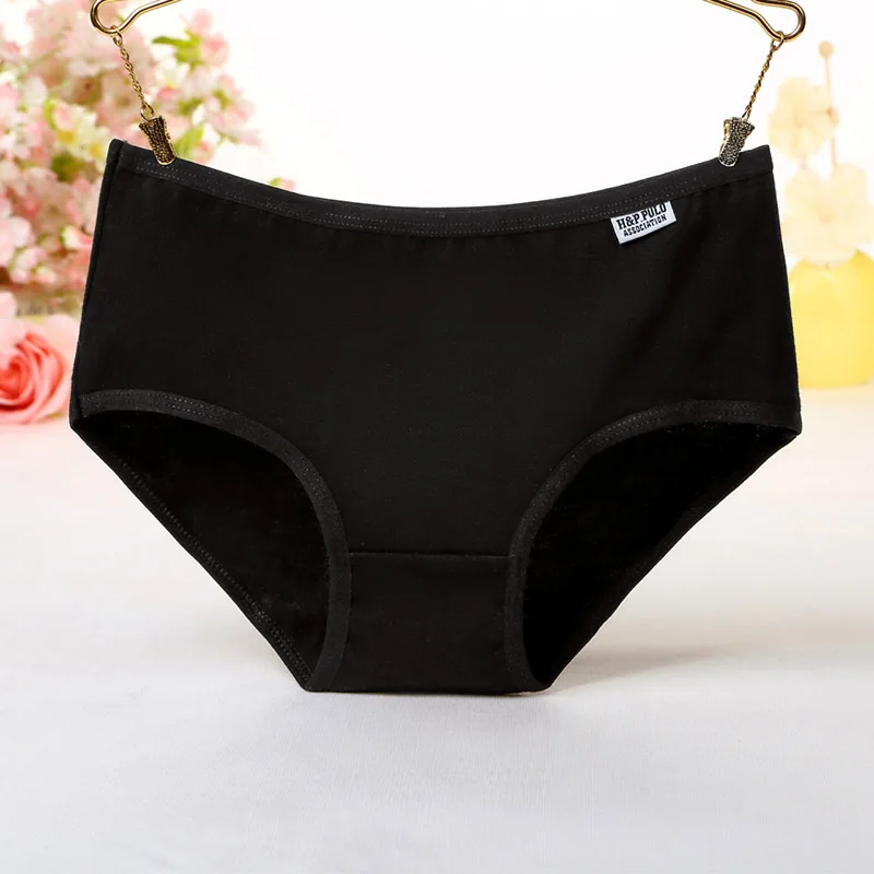 Ladies Underwear Cotton Women Panties Plus Size Briefs Female Soft Underpant Lingerie Mid-Rise Breathable New 2019 |