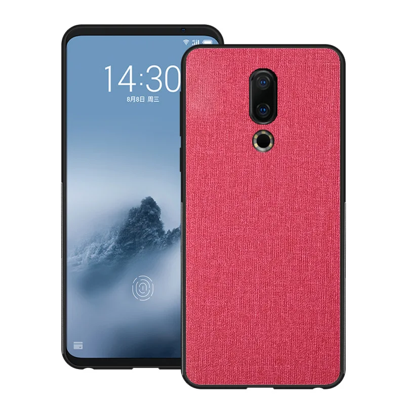 Для meizu 16 16th чехол 16xs 16x16 s pro Plus роскошный тканевый силиконовый защитный чехол для meizu 16X чехол Coque чехол для телефона s