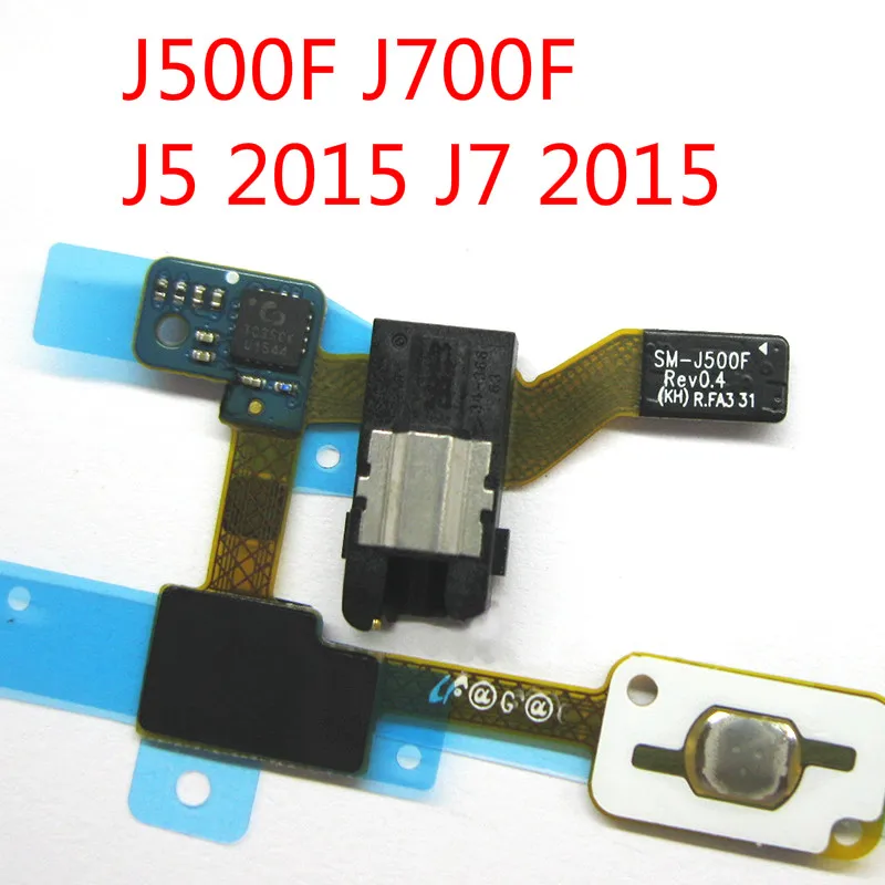 Для Samsung Galaxy J5 J500 J500F J7 J700 J700F Главная кнопка гибкий кабель сенсорный штекер для