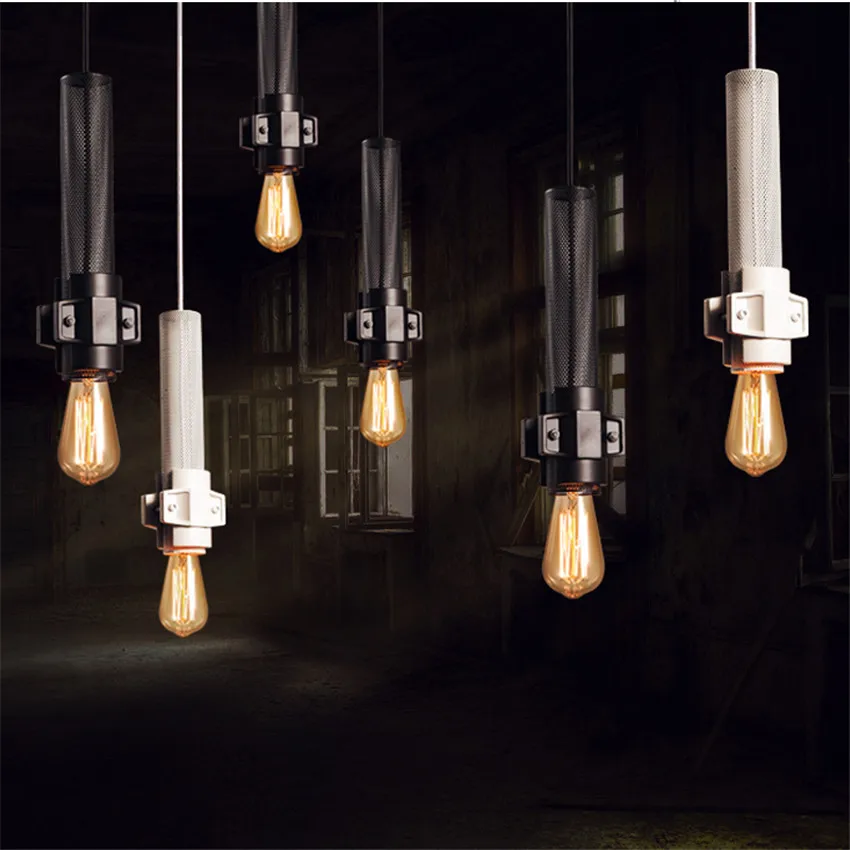 Промышленный подвесной светильник s винтажный лампа Эдисона в стиле ретро для