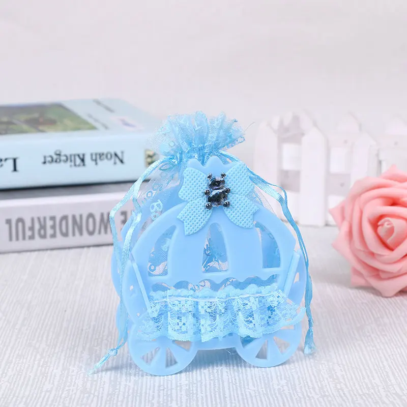 Wedding and party Creative candy boxes baby shower full moon Baby Bed Cradle Style Marriage celebration gift bags favor bag | Дом и сад