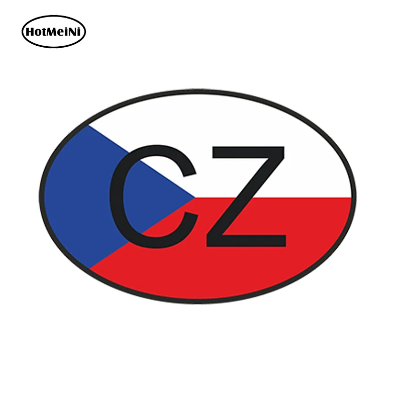 HotMeiNi 13 см x 9 1 Стайлинг автомобиля Cz Чешская Республика код страны Овальный с
