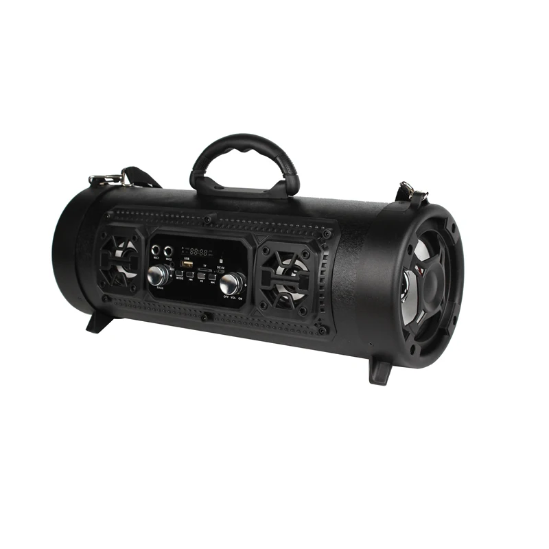 Black 15 Вт Портативный Открытый Bluetooth 4,2 динамик fm-радио USB автомобильный сабвуфер HD объемный стерео беспроводной динамик поддержка TF AUX Mic MP3 - Цвет: Black