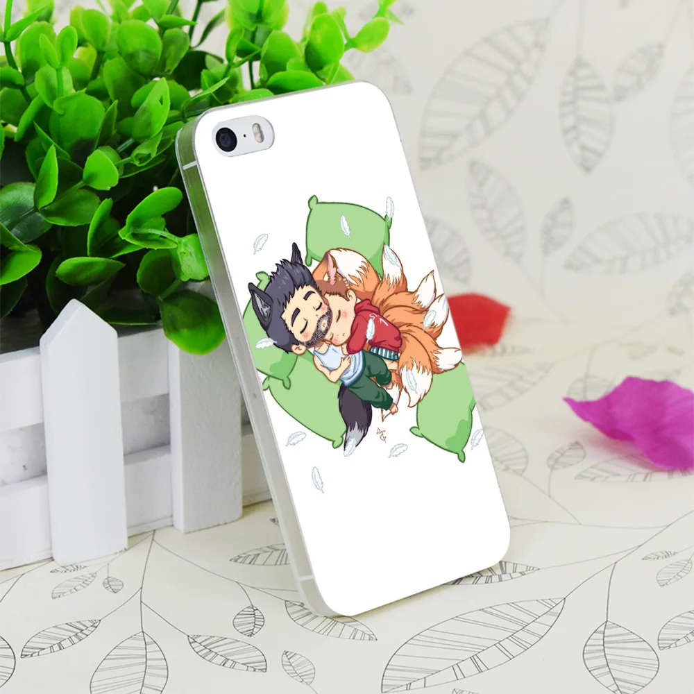 C2958 Bonus Sleepy Sterek Spin Прозрачный Жесткий Тонкий чехол для Apple IPhone 4 4S 4G 5 5G 5S SE 5C 6 6S Plus |