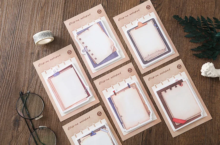 

New vintage Memo Pads Sticky Notes planer stickers Paper Notepad Stationery Papeleria School Supplies notes