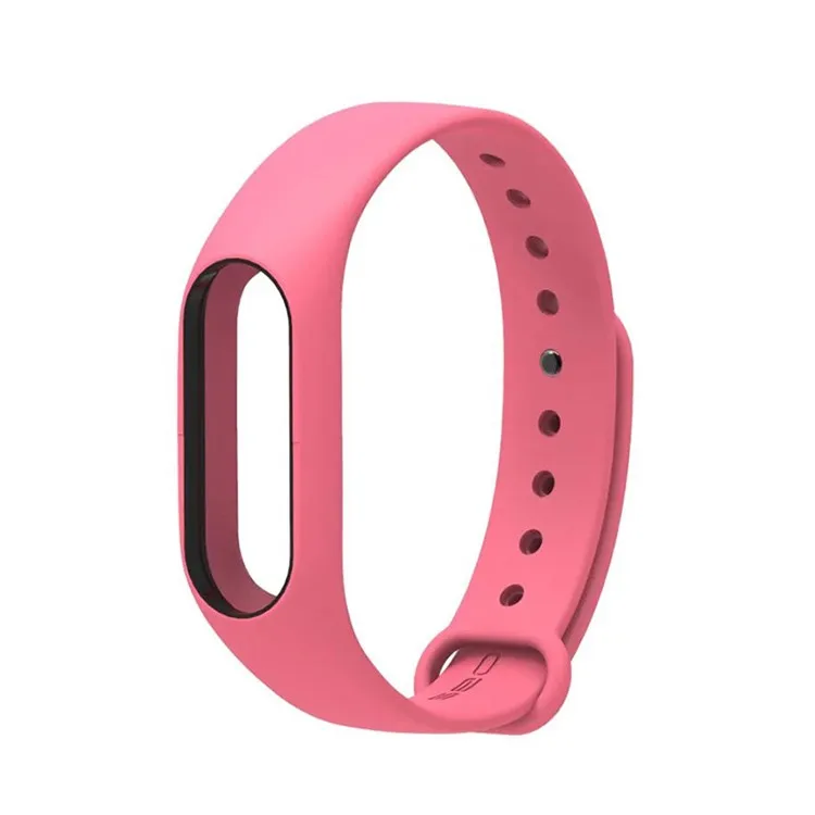 Pulsera Mi Band 2 наручный ремешок Miband 2 Замена для силиконового ремешка чистый и специальный двухцветный впрыск с защитой от потери