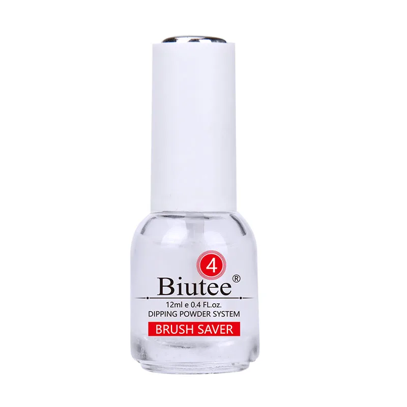 Brush Saver Biutee погружение порошка для ногтей Базовое покрытие градиентный французский блеск для ногтей порошок погружение градиентный блеск Лечение ногтей украшения - Цвет: Brush Saver