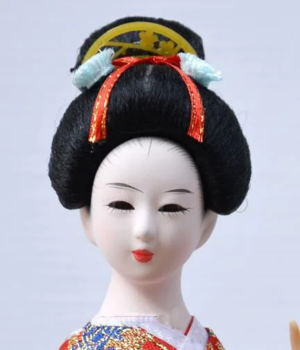 Красивая японская кукла гейша 30 см 12 дюймов статуи древняя культура ремесло для