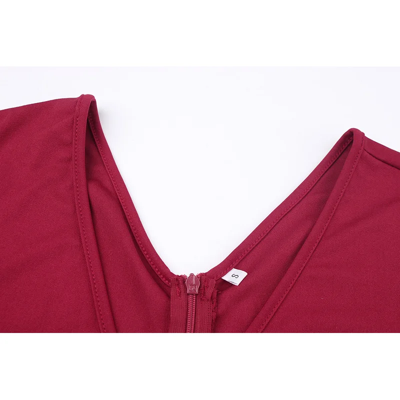 

Echoine Jumpsuit Deep V-neck Short Sleeve Long Pants Playsuits Bandage Bodysuit Overalls For Women 4 Color