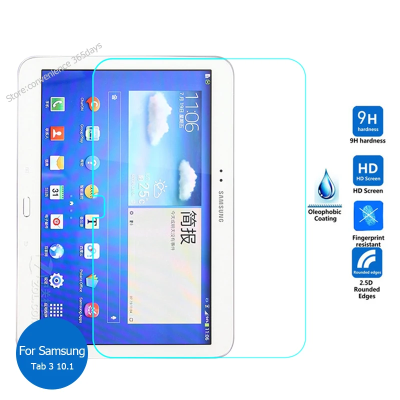 Закаленное стекло для Samsung Galaxy Tab 3 10 1 защита экрана 9h защитная пленка на Tab3 Gt P5200