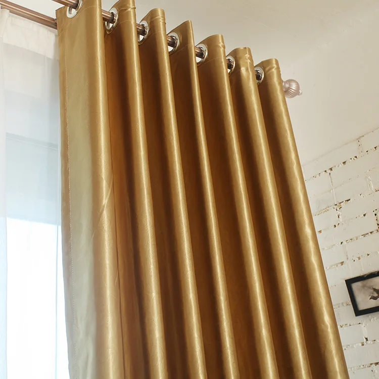 Brown Curtain От компании Top Finel созданы современный роскошный вышитые отвесные занавески для Гостиная для двери в спальню, на кухню, тюлевые шторы, занавески на окна и двери - Цвет: Brown Curtain