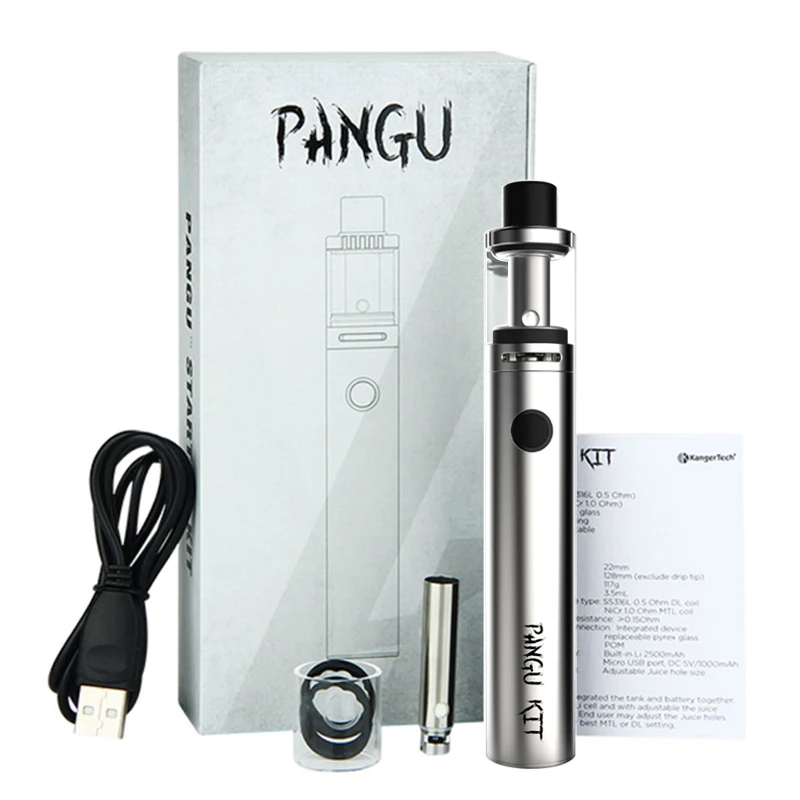 Стартовый Комплект KangerTech PANGU с емкостью Pangu 2500 мАч 3 5 мл PGOCC 0 Ом головка