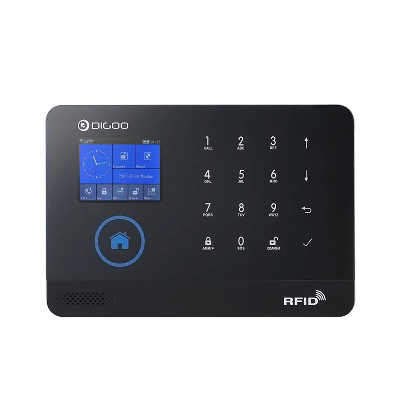 DIGOO DG-HOSA 3G 433 МГц беспроводной черный GSM& wifi DIY умный дом Охранная сигнализация комплекты инфракрасный датчик движения дверной магнетизм