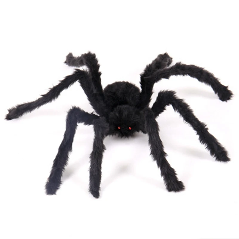 ZOPHIL 1 шт. украшение на Хэллоуин мягкий черный плюш Peluche ужас паук дом с