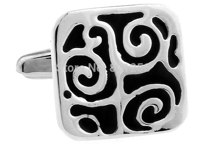 Free shipping Black Cufflinks enamel royal design hotsale copper material cufflinks whoelsale&ampretail | Украшения и аксессуары