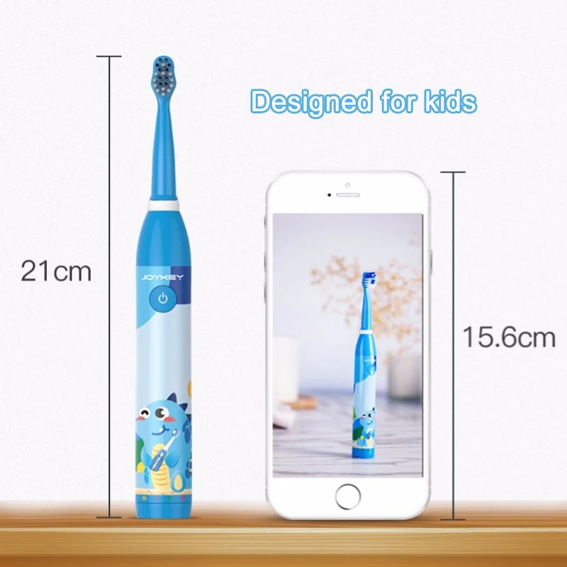 Children Electric Toothbrush USB Charge Ultrasonic Rechargeable Smart Timer Sonic Tooth Brush Soft Bristle for kids | Бытовая техника