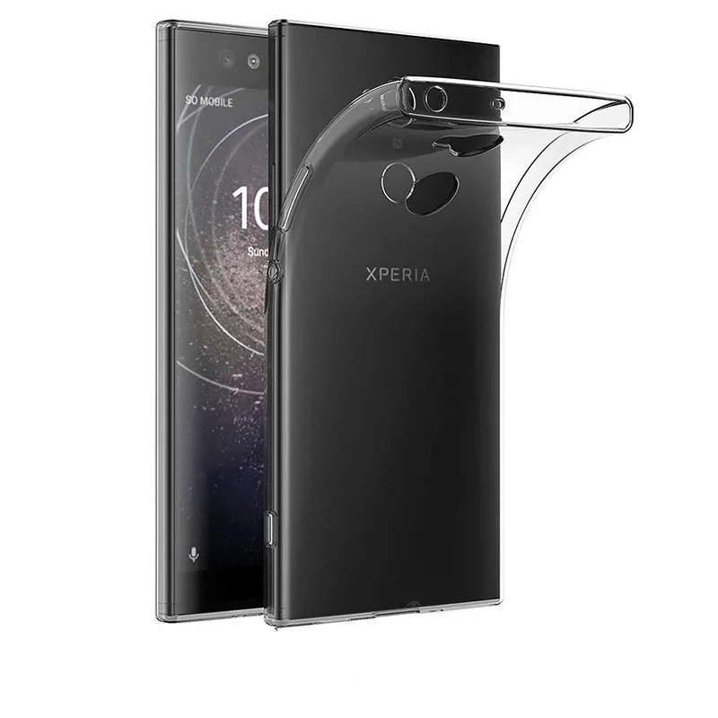 Силиконовый прозрачный чехол-бампер из ТПУ для Sony Xperia L3 L2 L1 Z1 Z2 Z3 Z4 Z5 XZ XZP XZ1 XZ2 XZ3 XZ4