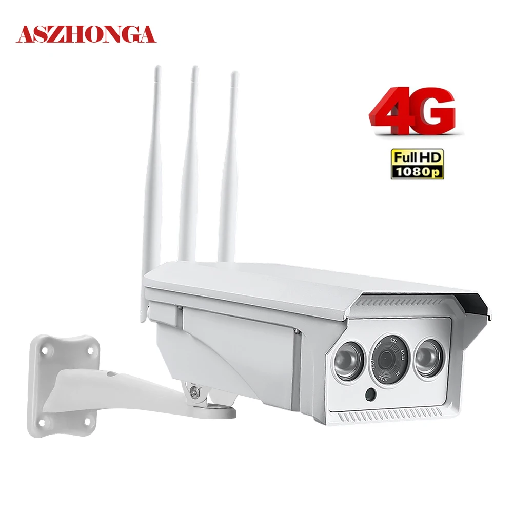 Беспроводная ip-камера видеонаблюдения 3G 4G SIM-карта 1080P GSM 2 МП ИК ночное видение |