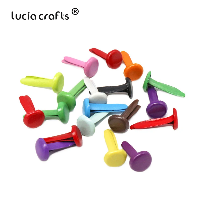 Lucia crafts 1 кор./лот разные стили окрашивание металла штифтики для DIY альбом декор украшения для скрапбукинга аксессуары G1310